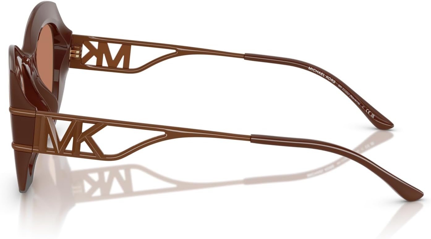 image:imageMichael Kors womens Mk2235u Navarra Universal Fit Square SunglassesNutmegNutmeg Solid