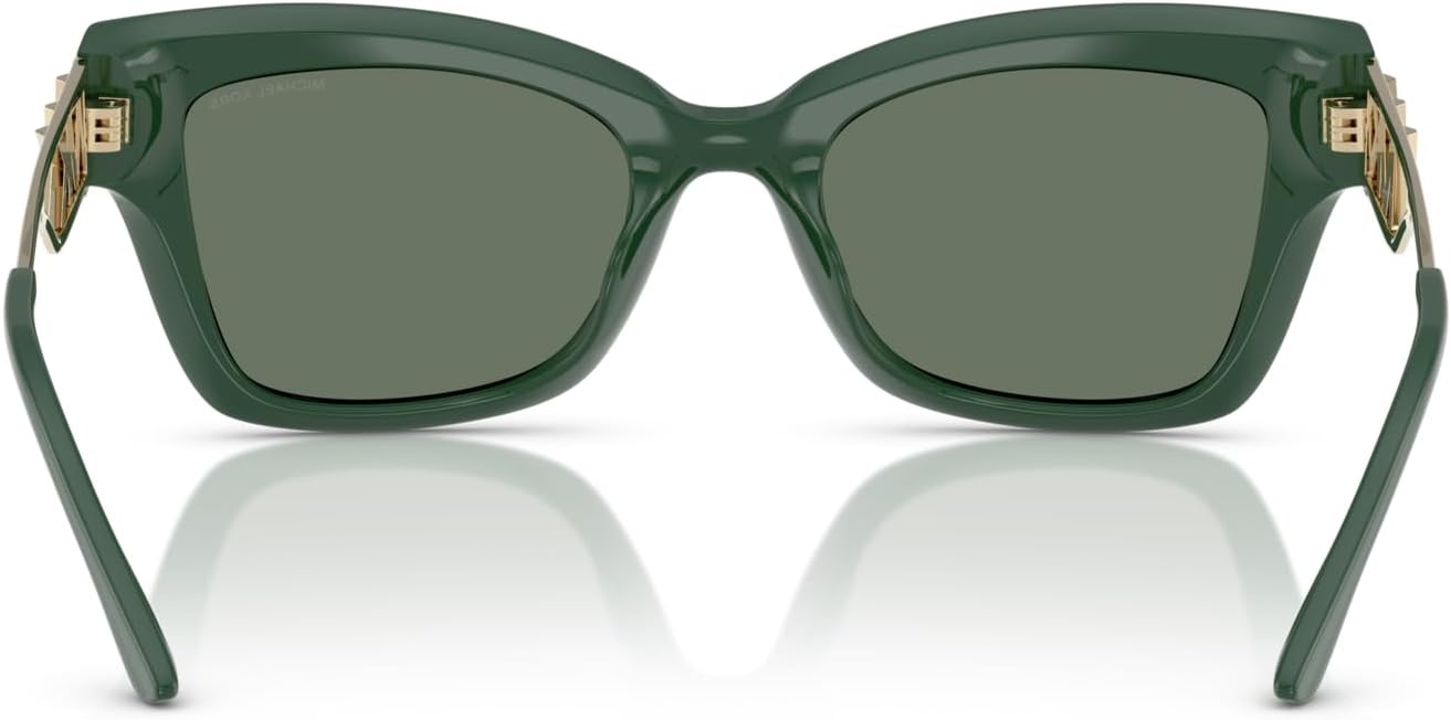image:imageMichael Kors womens Mk2237u Cantabria Universal Fit Square SunglassesBoscoGreen Solid