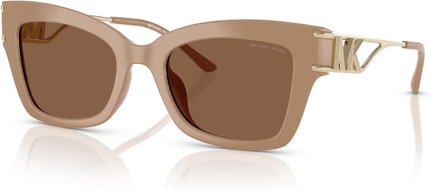 image:imageMichael Kors womens Mk2237u Cantabria Universal Fit Square SunglassesCamelBrown Solid