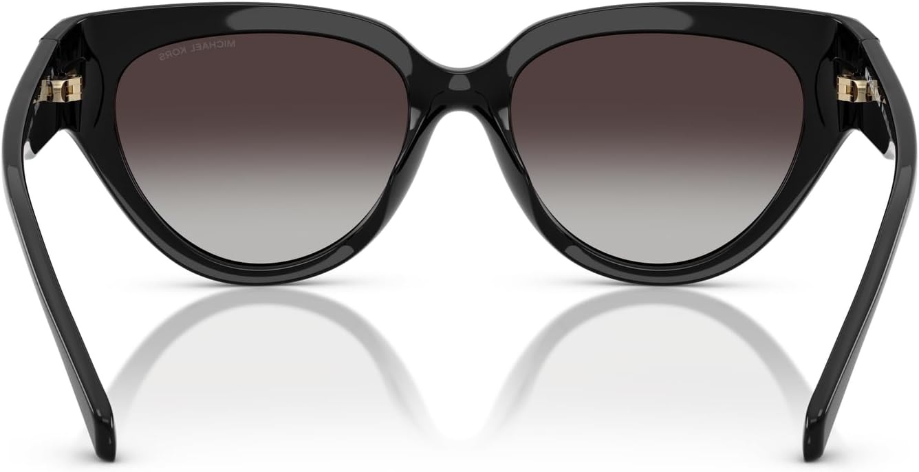 image:imageMichael Kors womens Mk2241u Boca Raton Universal Fit Cat Eye SunglassesBlackDark Grey Gradient