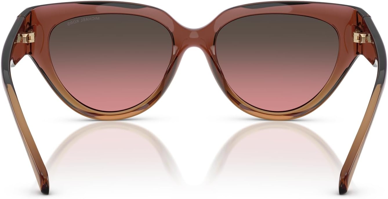 image:imageMichael Kors womens Mk2241u Boca Raton Universal Fit Cat Eye SunglassesDusty Rose Light BrownBrown Rose Gradient