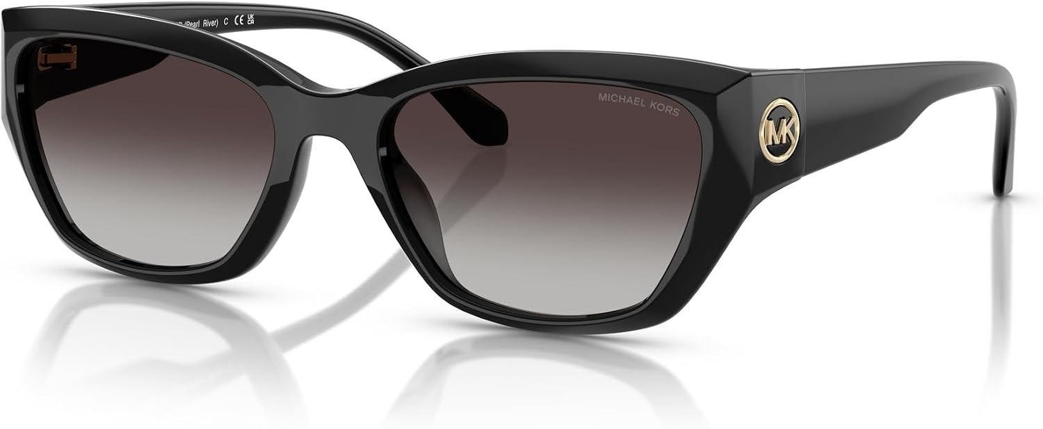 image:imageMichael Kors womens Mk2242d Pearl River Butterfly SunglassesBlackDark Grey Gradient
