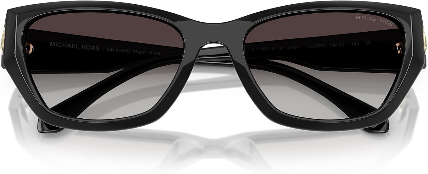 image:imageMichael Kors womens Mk2242d Pearl River Butterfly SunglassesBlackDark Grey Gradient