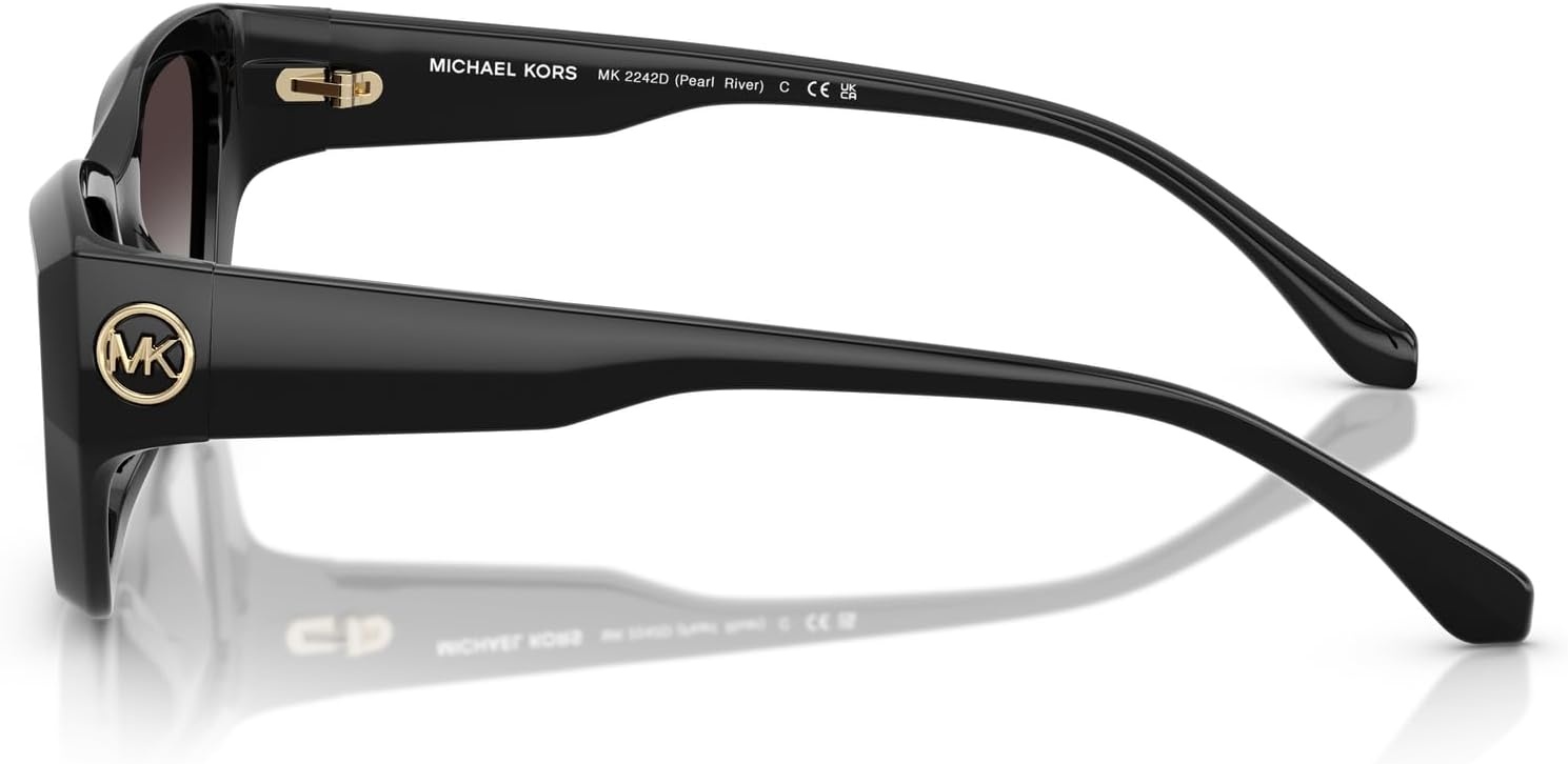 image:imageMichael Kors womens Mk2242d Pearl River Butterfly SunglassesBlackDark Grey Gradient