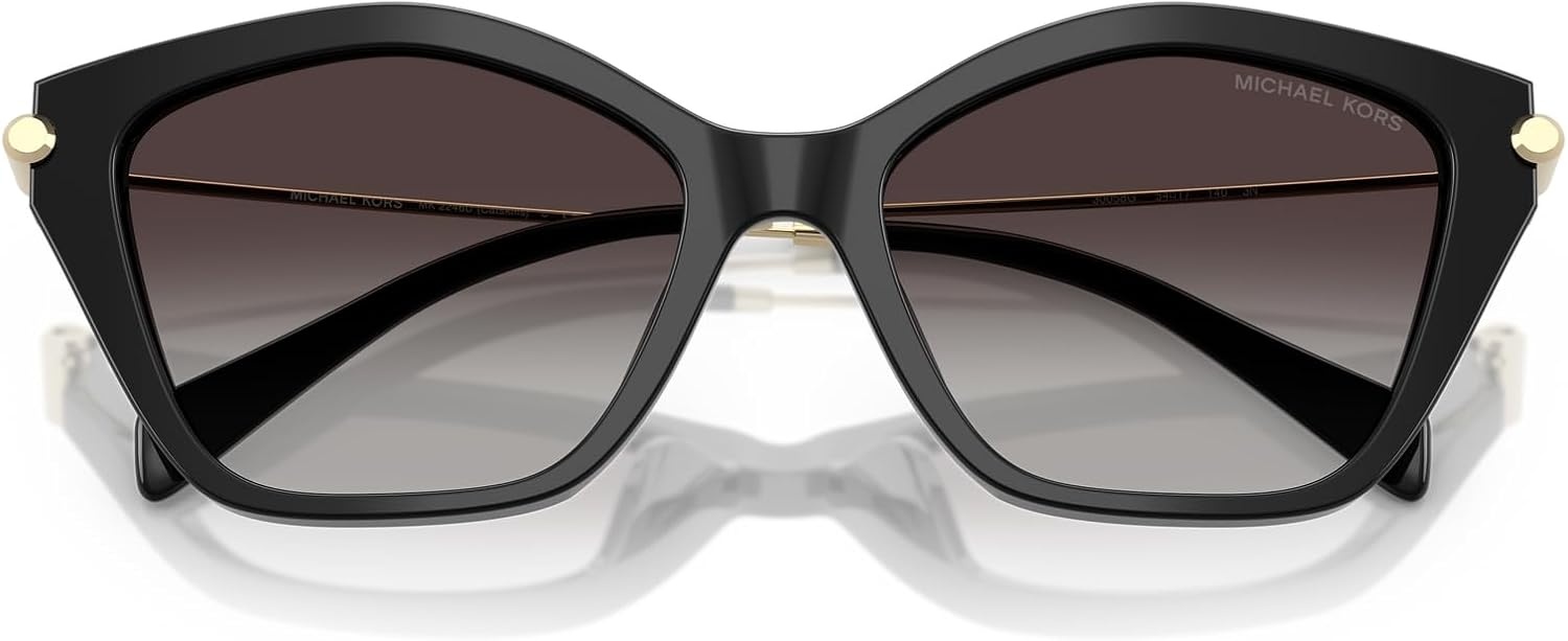 image:imageMichael Kors womens Mk2246u Catskills Universal Fit Butterfly SunglassesBlackDark Grey Gradient