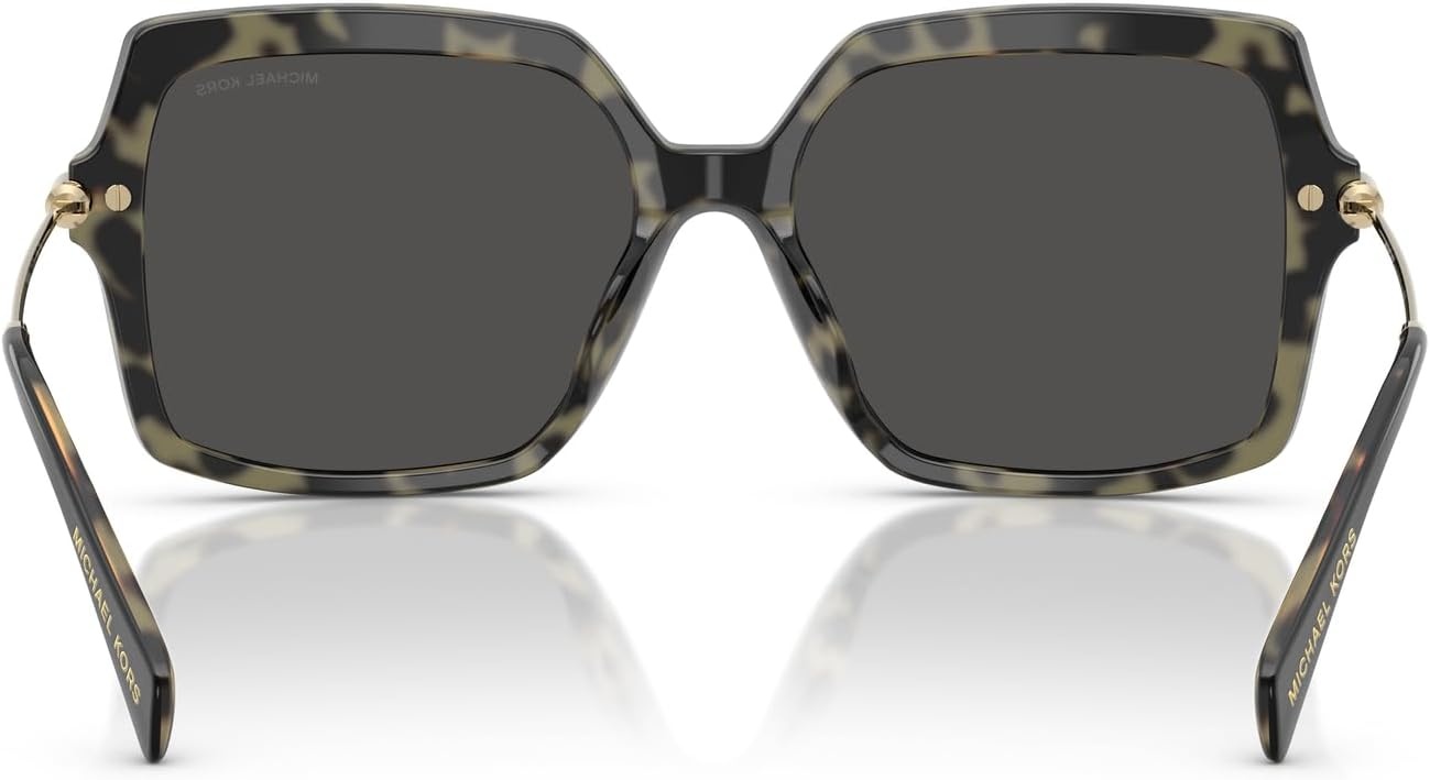 image:imageMichael Kors womens Mk2247u Quogue Universal Fit Square SunglassesBlackAmber TortoiseDark Grey Solid