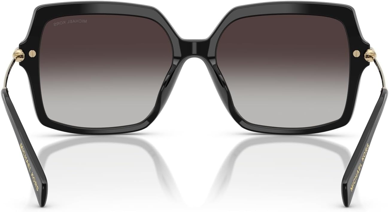 image:imageMichael Kors womens Mk2247u Quogue Universal Fit Square SunglassesBlackDark Grey Gradient