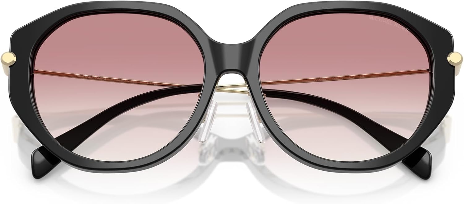 image:imageMichael Kors womens Mk2248d Jinan Round SunglassesBlackPink Gradient