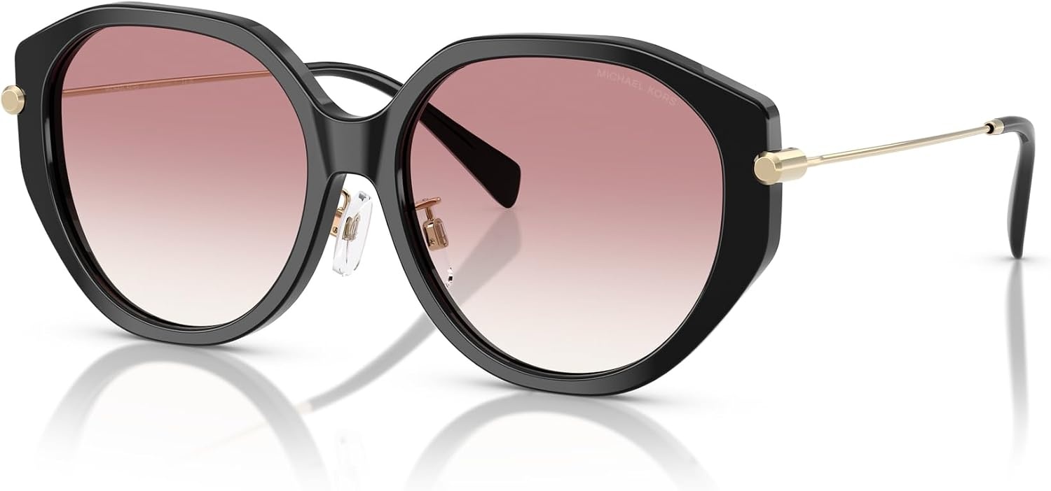 image:imageMichael Kors womens Mk2248d Jinan Round SunglassesBlackPink Gradient