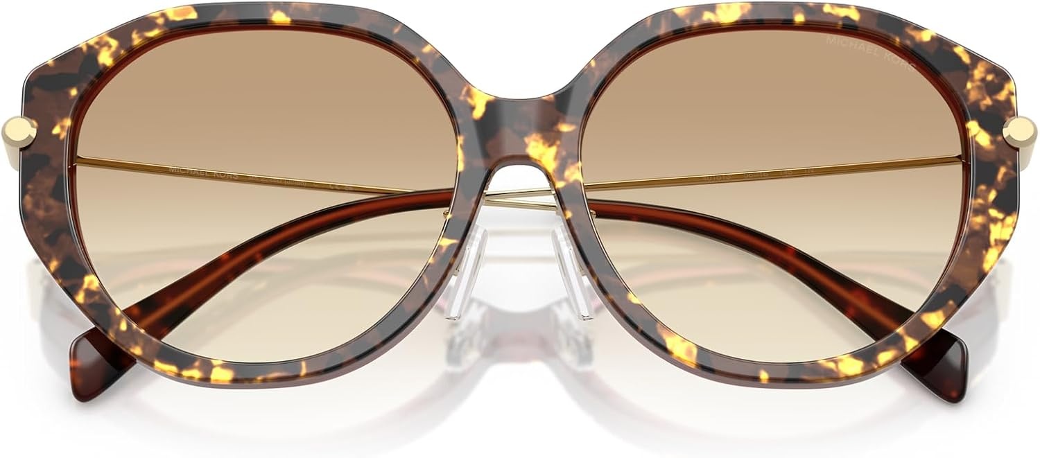 image:imageMichael Kors womens Mk2248d Jinan Round SunglassesBrown Pearlized TortoiseBrown Gradient