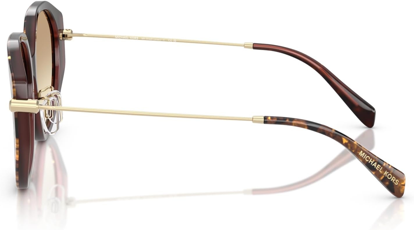 image:imageMichael Kors womens Mk2248d Jinan Round SunglassesBrown Pearlized TortoiseBrown Gradient