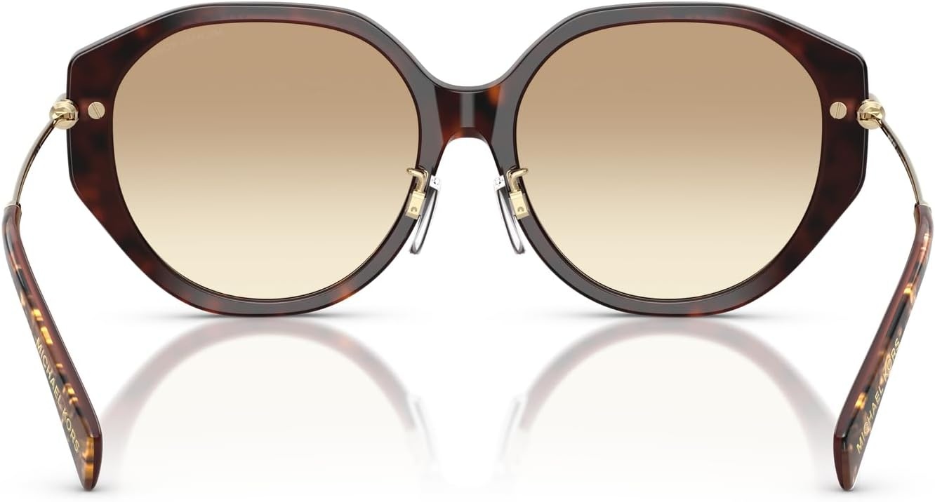 image:imageMichael Kors womens Mk2248d Jinan Round SunglassesBrown Pearlized TortoiseBrown Gradient