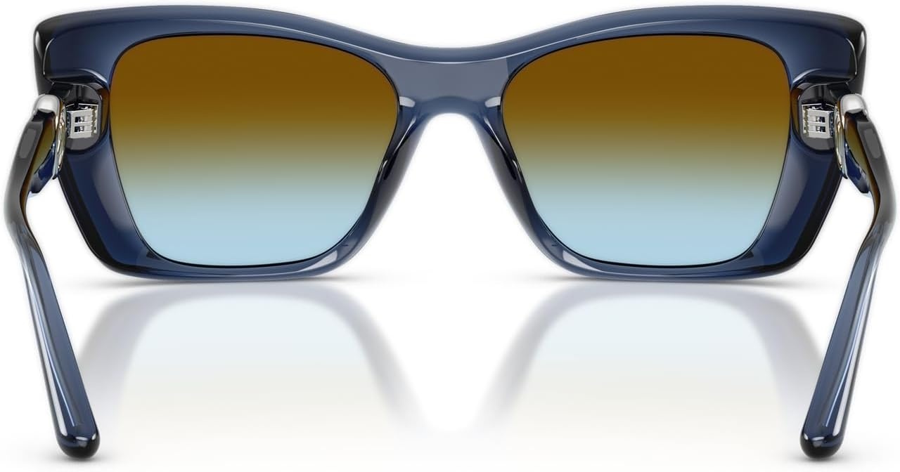 image:imageMichael Kors womens Mk2270u Tokyo Universal Fit Square SunglassesNavyBrown Blue Gradient
