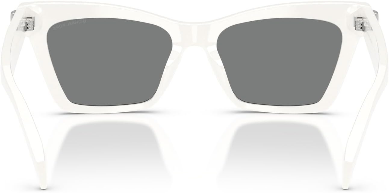 image:imageMichael Kors womens Mk2276u Grand Cayman Universal Fit Cat Eye SunglassesWhiteGrey Monochromatic