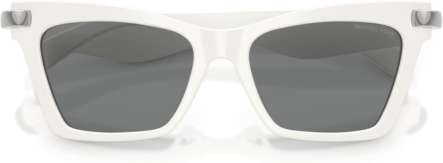 image:imageMichael Kors womens Mk2276u Grand Cayman Universal Fit Cat Eye SunglassesWhiteGrey Monochromatic