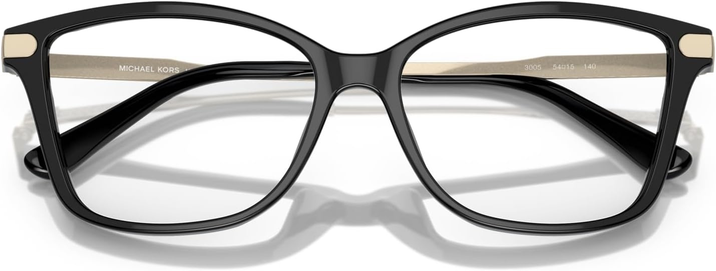 image:imageMichael Kors womens Mk4105bu Georgetown Universal Fit Square Prescription Eyewear FramesBlackDemo Lens