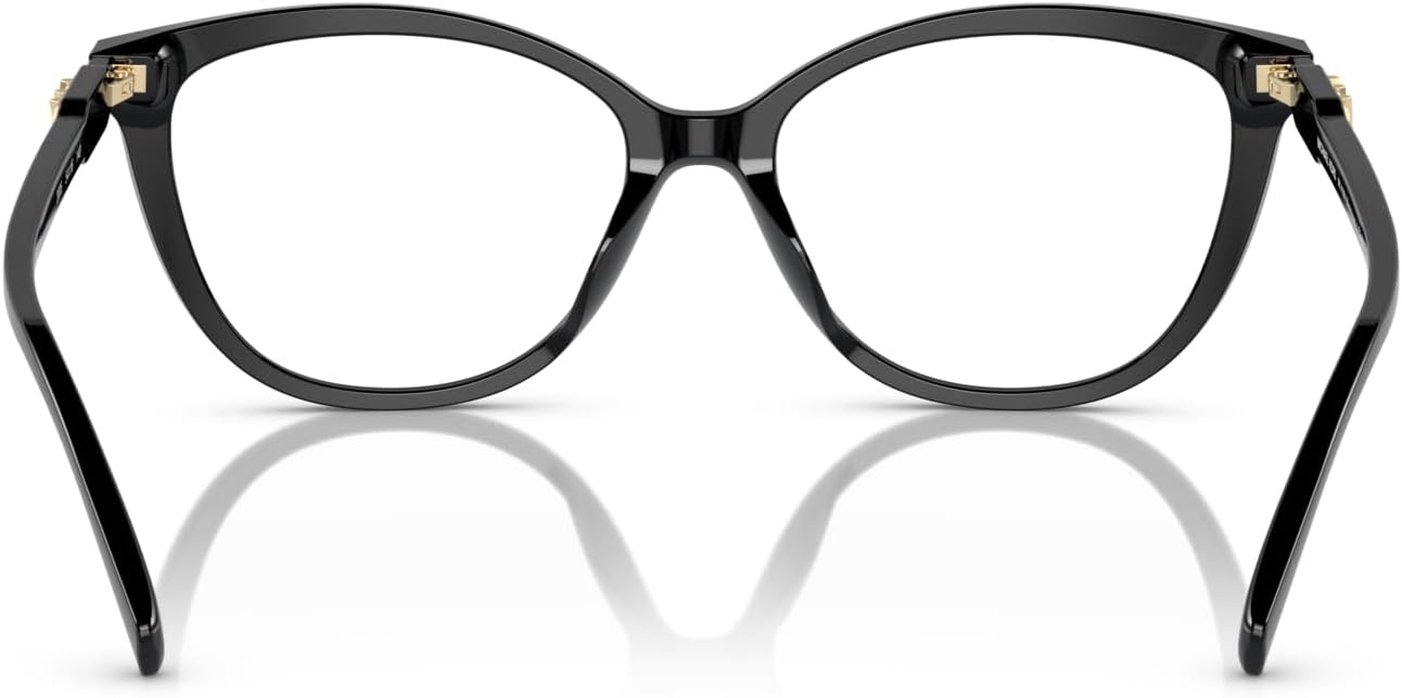 image:imageMichael Kors womens Mk4109u Westminster Universal Fit Cat Eye Prescription Eyewear FramesBlackDemo Lens