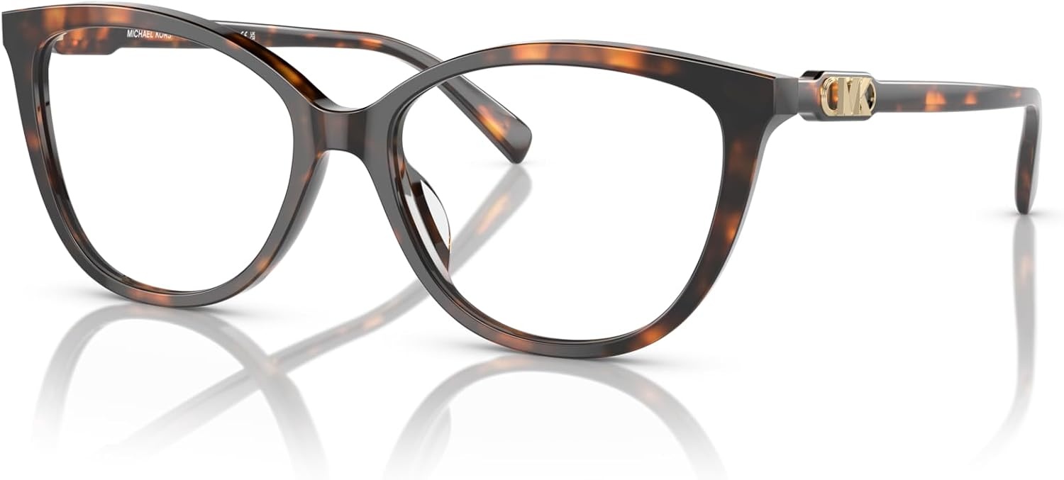 image:imageMichael Kors womens Mk4109u Westminster Universal Fit Cat Eye Prescription Eyewear FramesDark TortoiseDemo Lens