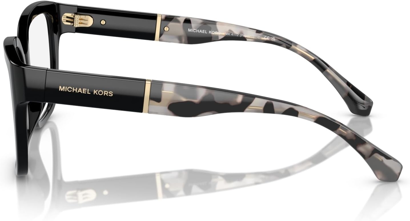 image:imageMichael Kors womens Mk4112 Polanco Square Prescription Eyewear FramesBlackDemo Lens