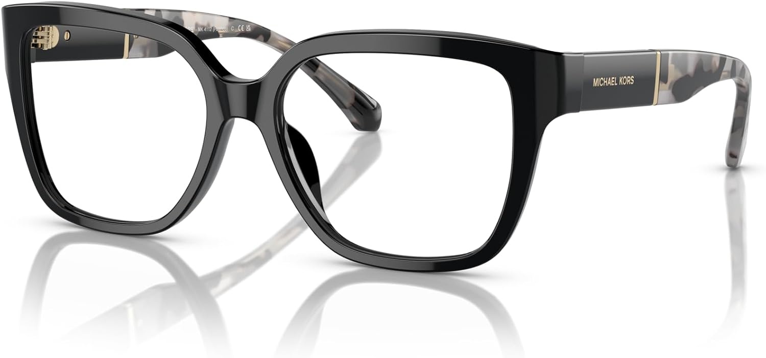 image:imageMichael Kors womens Mk4112 Polanco Square Prescription Eyewear FramesBlackDemo Lens