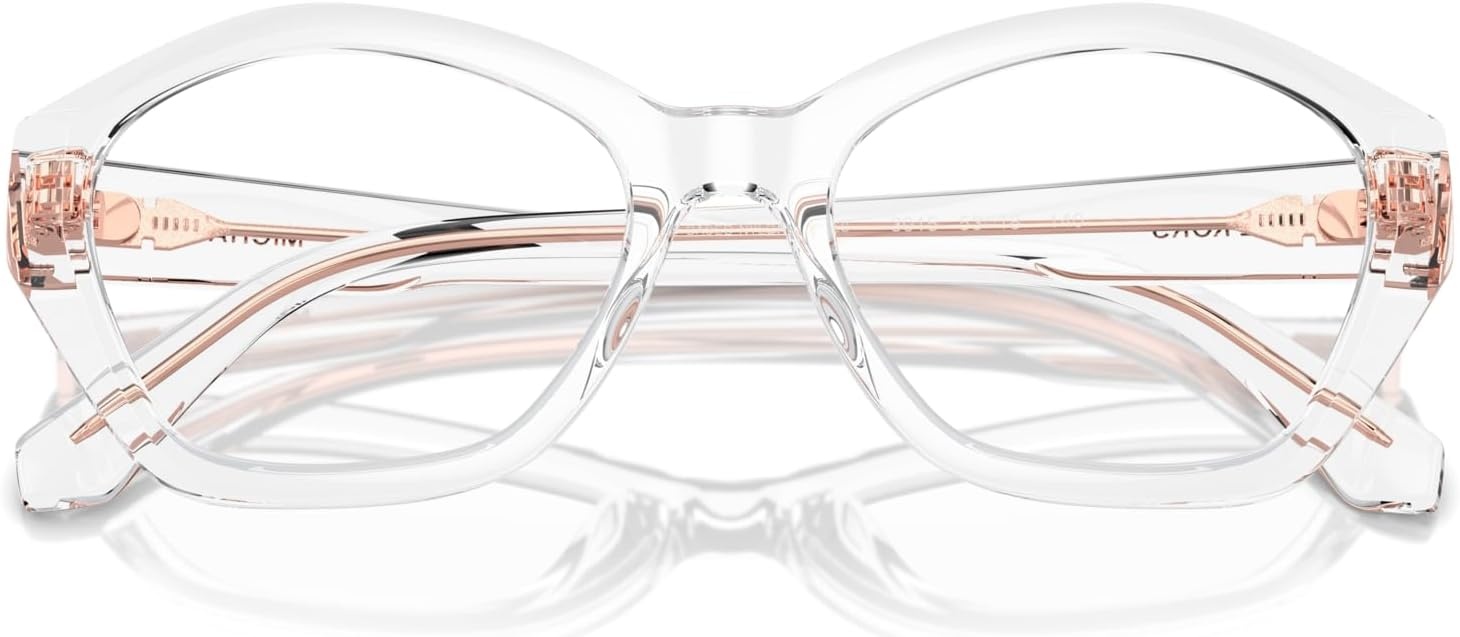 image:imageMichael Kors womens Mk4116u Seaside Universal Fit Square Prescription Eyewear FramesClearDemo Lens
