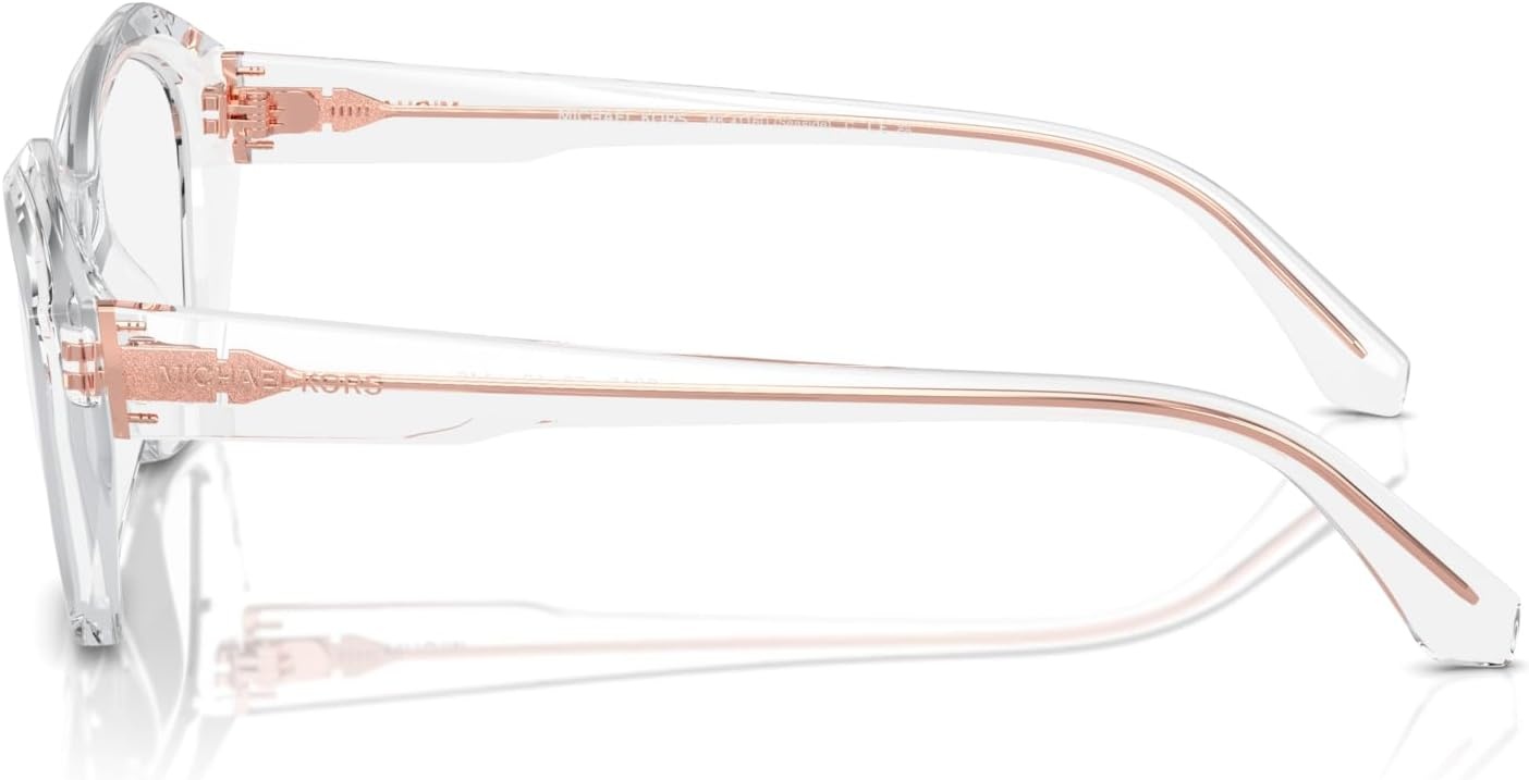 image:imageMichael Kors womens Mk4116u Seaside Universal Fit Square Prescription Eyewear FramesClearDemo Lens