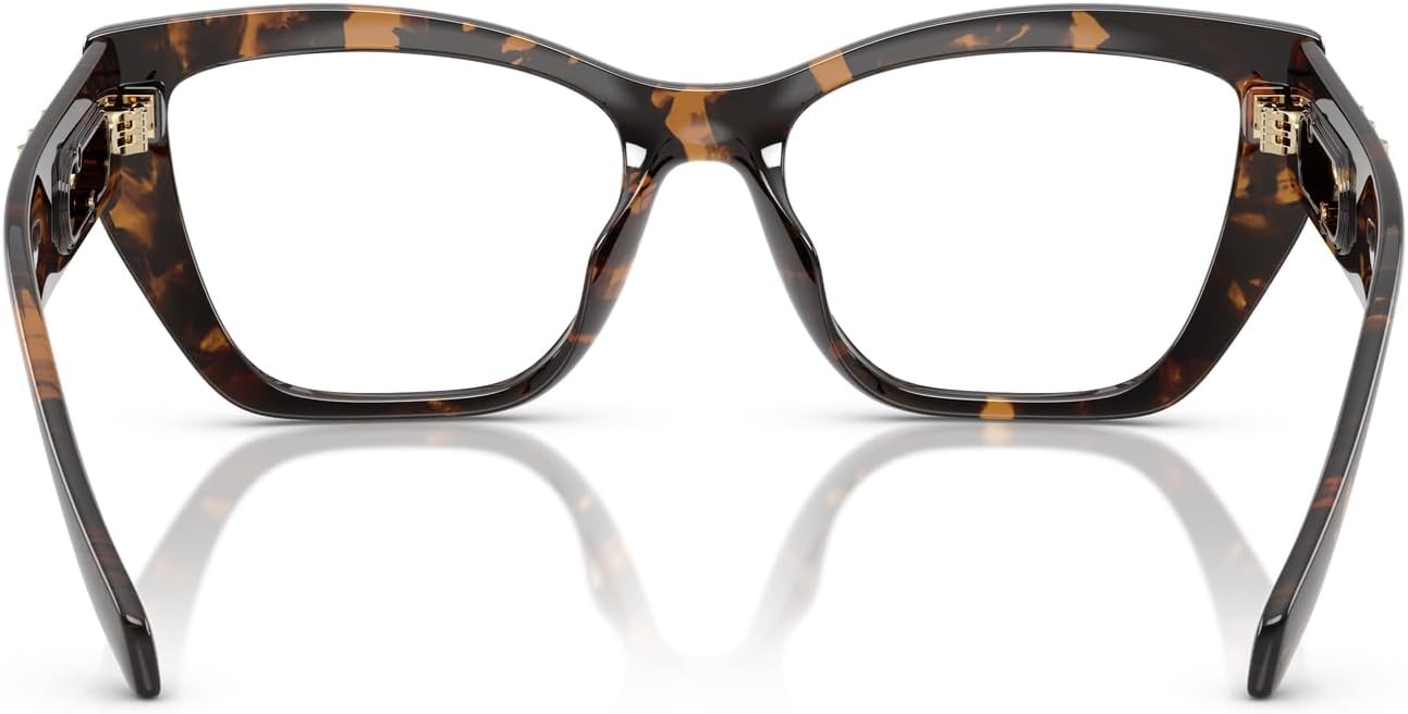 image:imageMichael Kors womens Mk4149u Puglia Universal Fit Rectangular Prescription Eyewear FramesDark TortoiseDemo Lens