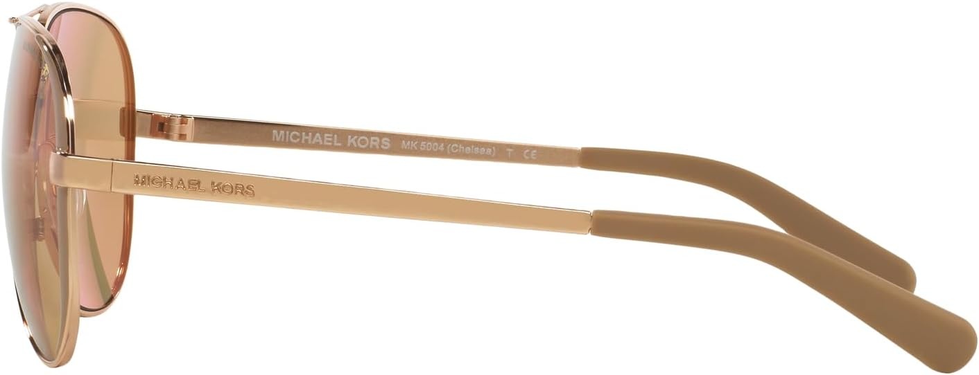 image:imageMichael Kors womens Mk5004 Chelsea Aviator SunglassesRose GoldTaupeRose Gold Mirrored