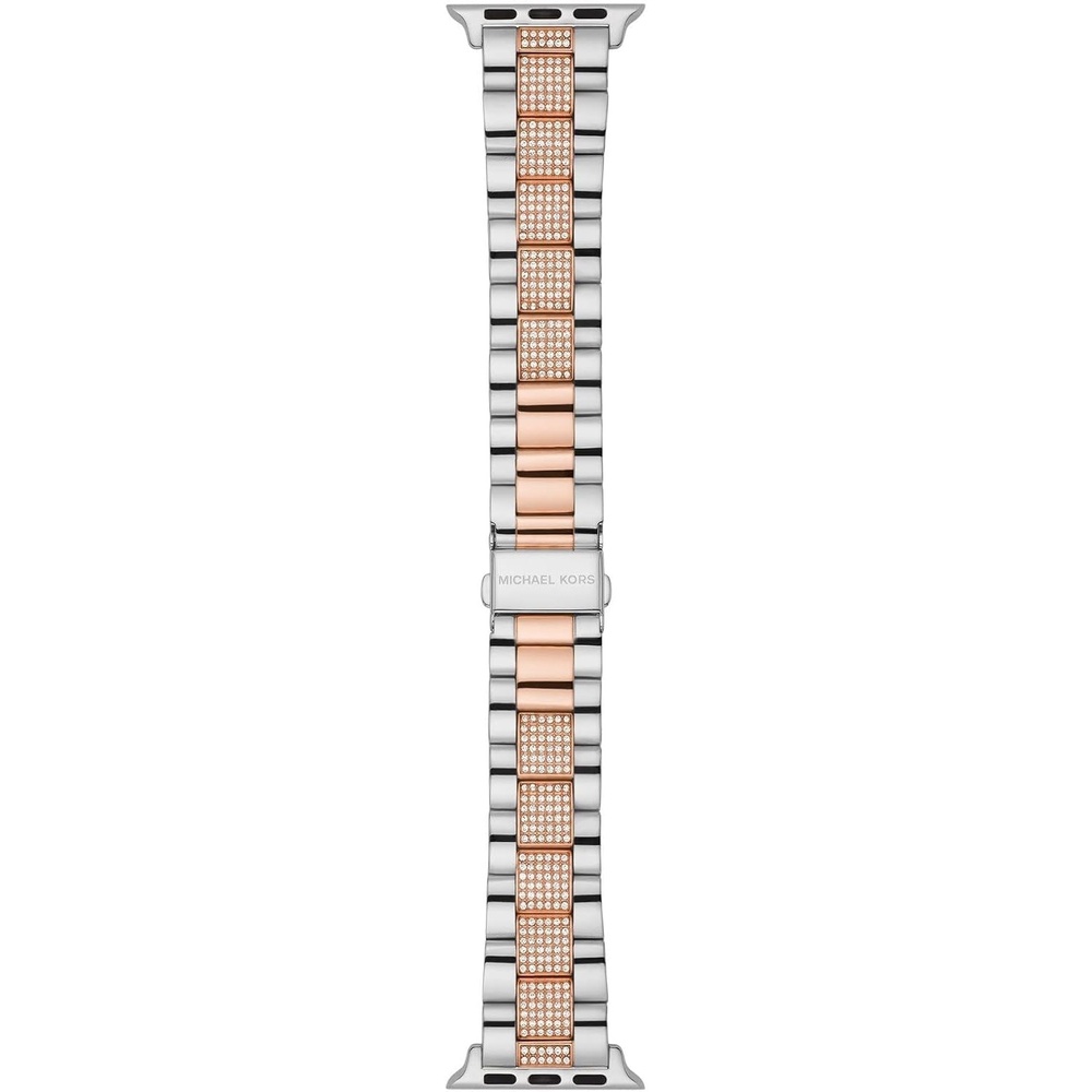 image:imageMichael Kors Band for Apple Watch Stainless Steel Smart Watch Bands for Women Compatible with Apple Watch 38mm 40mm 41mmRose GoldSilver