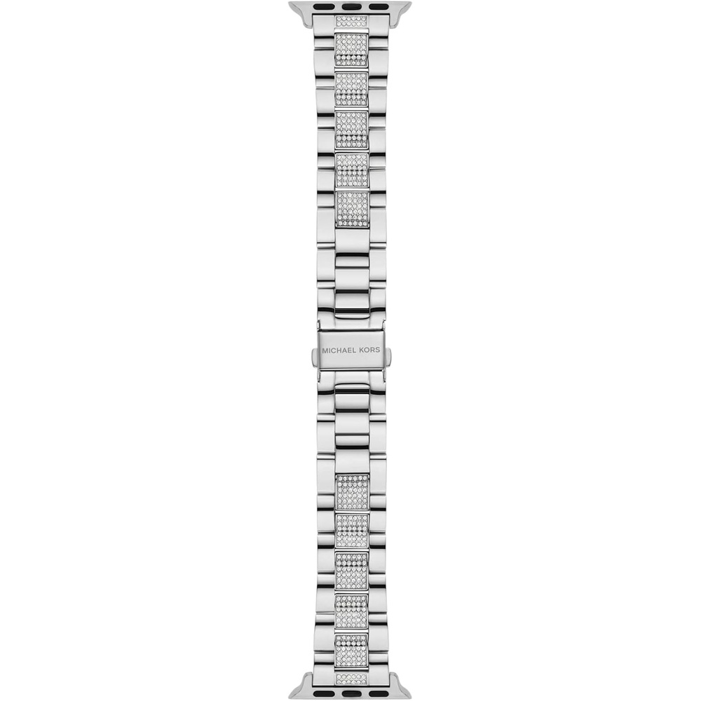 image:imageMichael Kors Band for Apple Watch Stainless Steel Smart Watch Bands for Women Compatible with Apple Watch 38mm 40mm 41mmSilver Pav