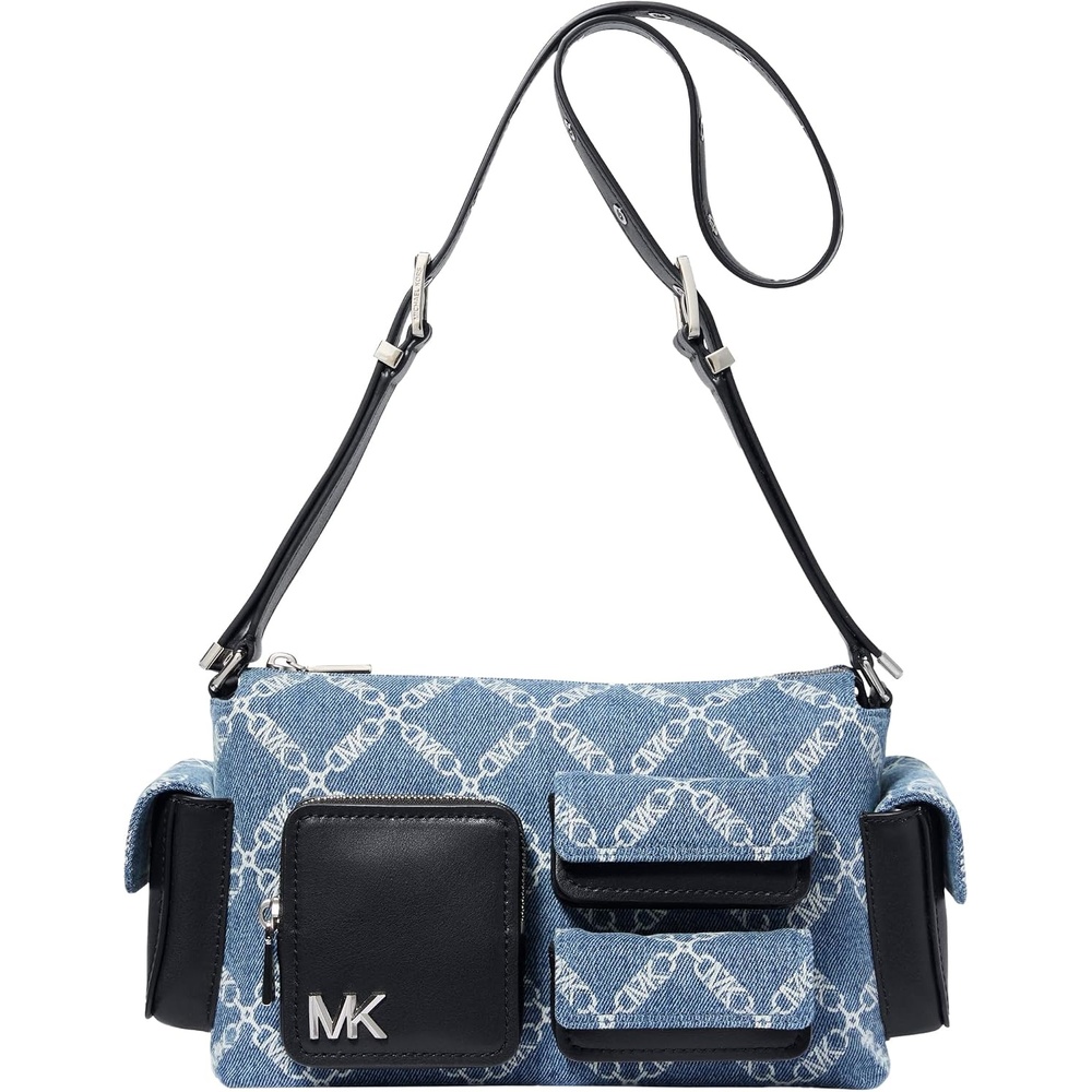 image:imageMichael Kors Dakota Medium Pocket Shoulder BagSilvertone HardwareUnion Wash