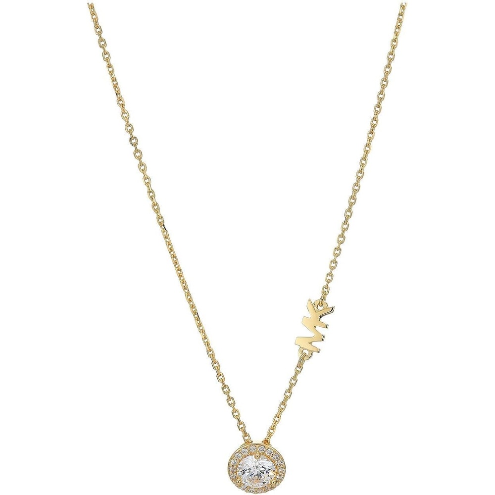 image:imageMichael Kors GoldTone Necklace Sterling Silver Necklaces Jewelry for WomenRound Pav
