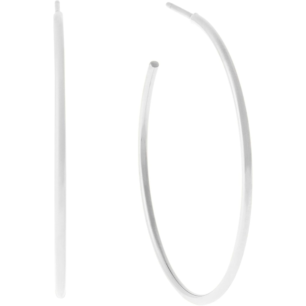 image:imageMichael Kors Hoop Earrings Huggie Earrings Stainless Steel Earrings Jewelry for WomenSilverTone Hoop