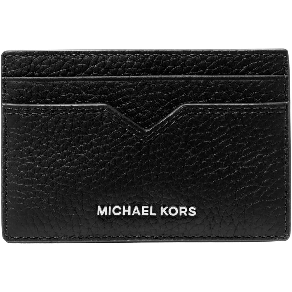 image:imageMichael Kors Hudson Notched Card Case Husk SignatureBlack