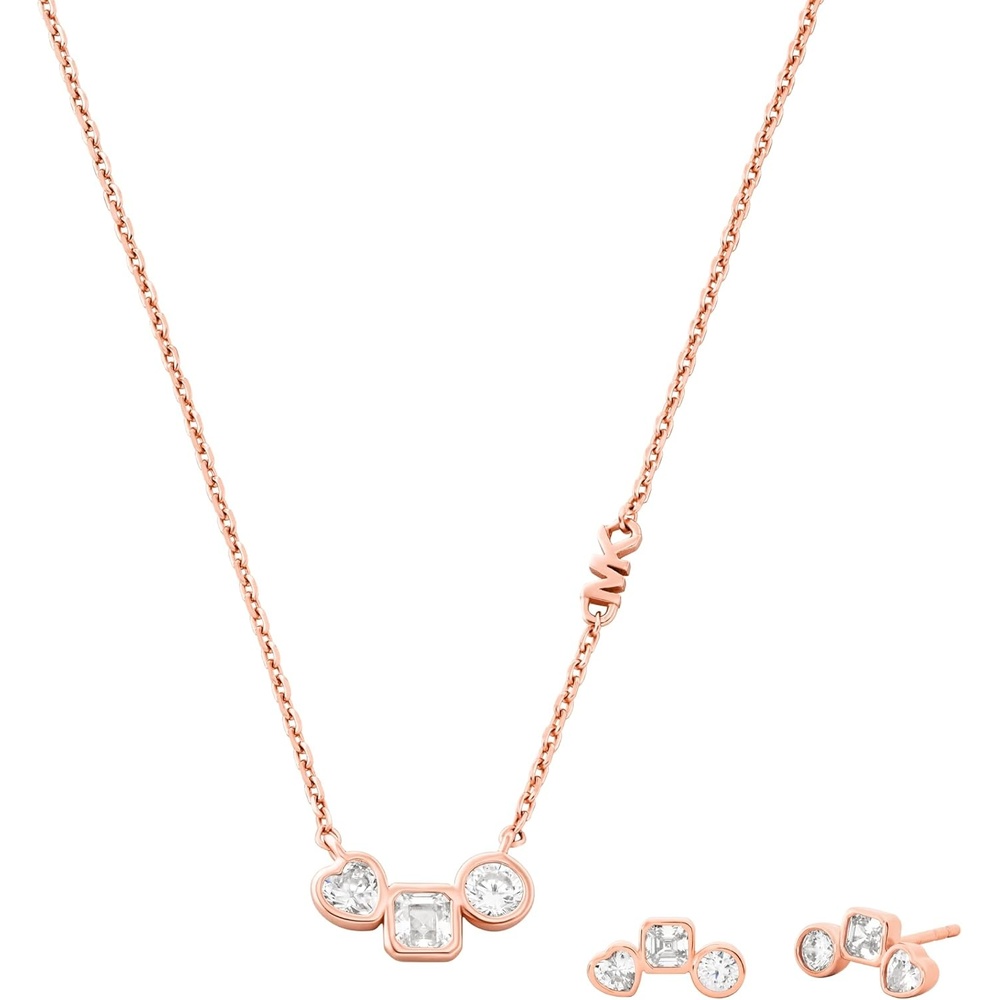 image:imageMichael Kors Jewelry Gift Set for Women Jewelry for WomenRose Gold NecklaceStuds