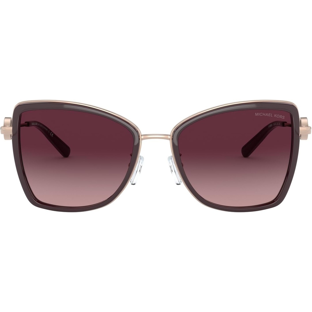image:imageMichael Kors MK1067B Corsica Sunglasses Rose GoldCordovanBurgundy Gradient 55 mm