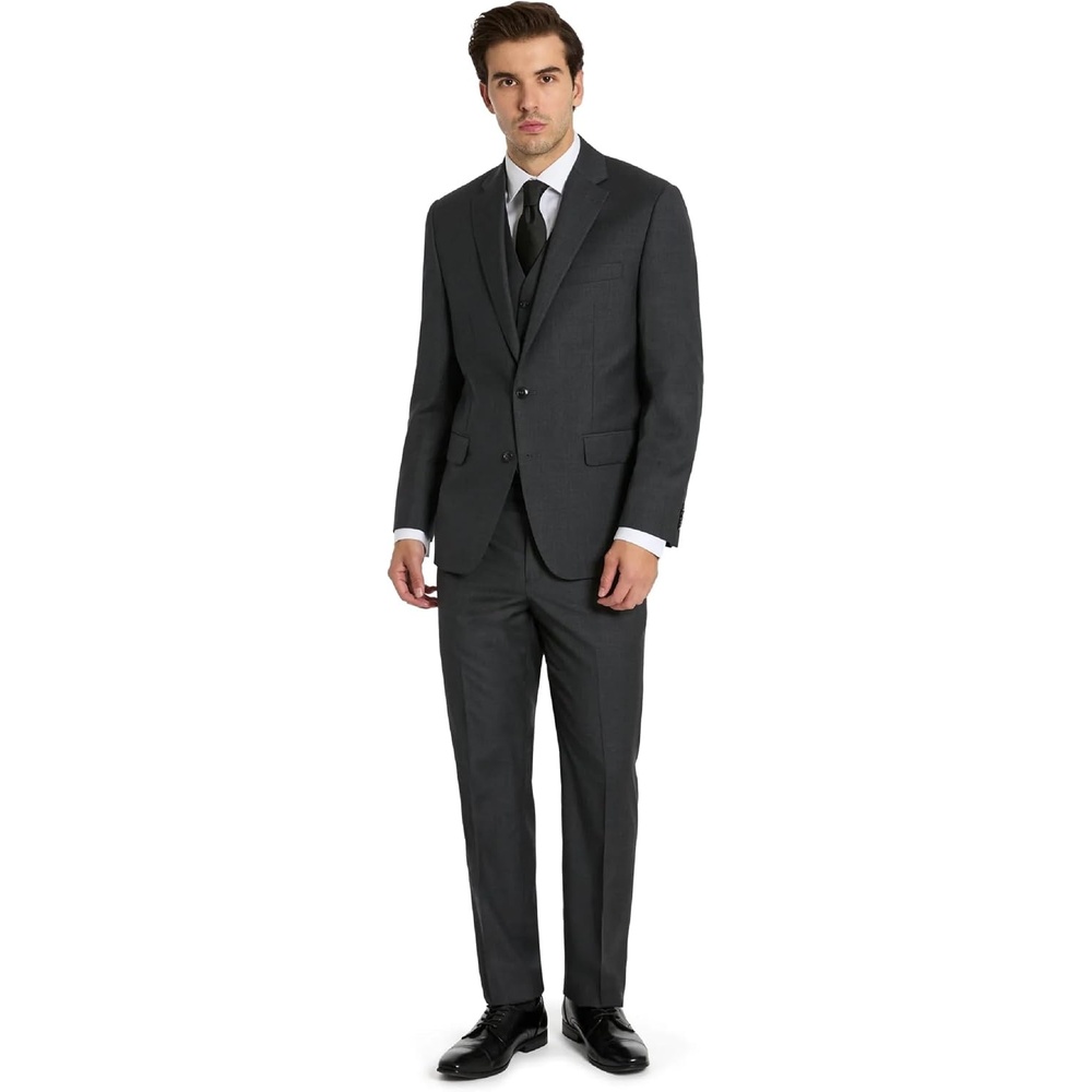 image:imageMichael Kors Mens 3Piece Classic Fit Suit Separates Vests Weddings amp Formal Events Jackets amp Pants Sold SeperatelyGrey