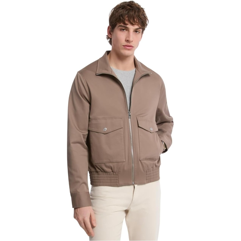 image:imageMichael Kors Mens Cotton Harrington JacketChestnut