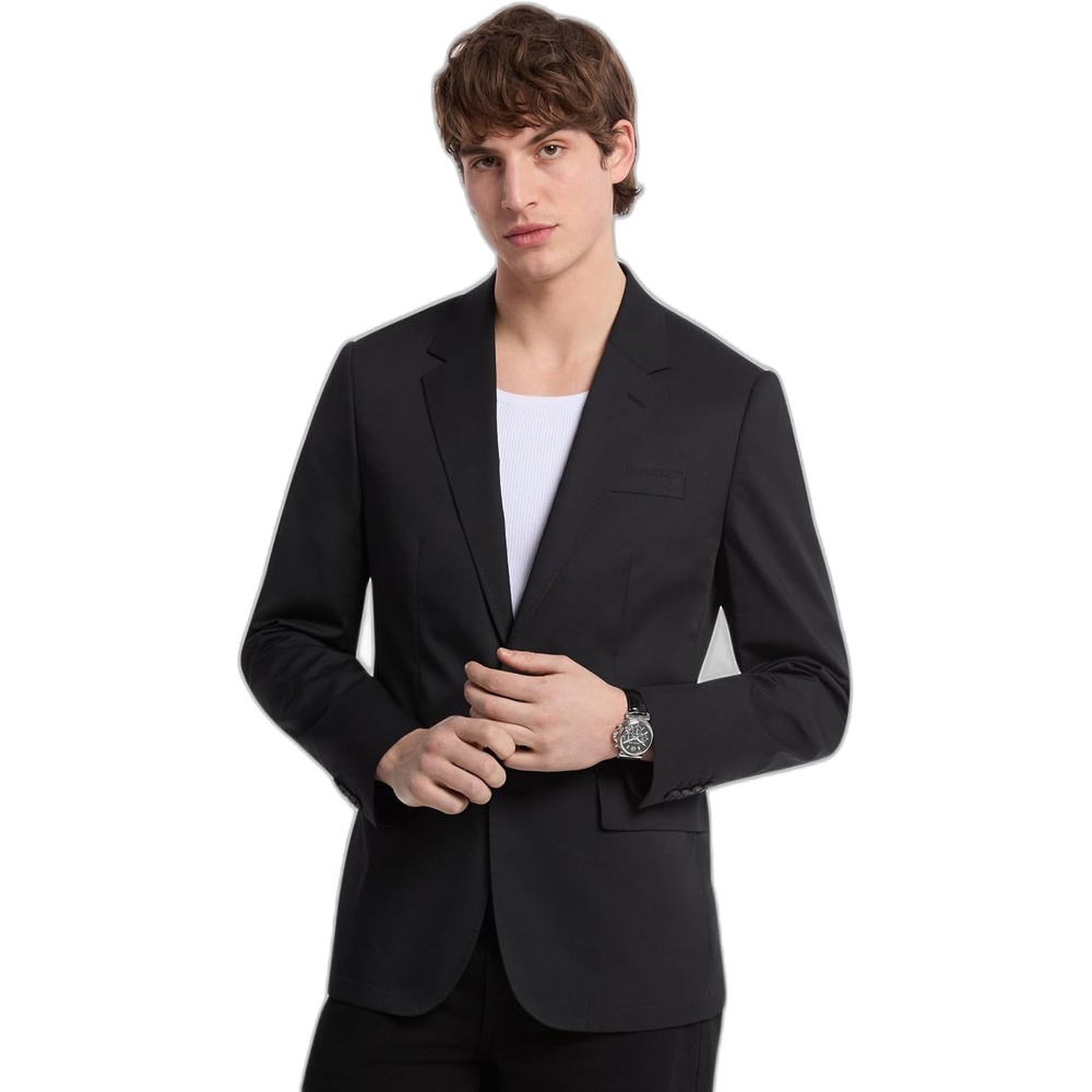 image:imageMichael Kors Mens Cotton Tech BlazerBlack