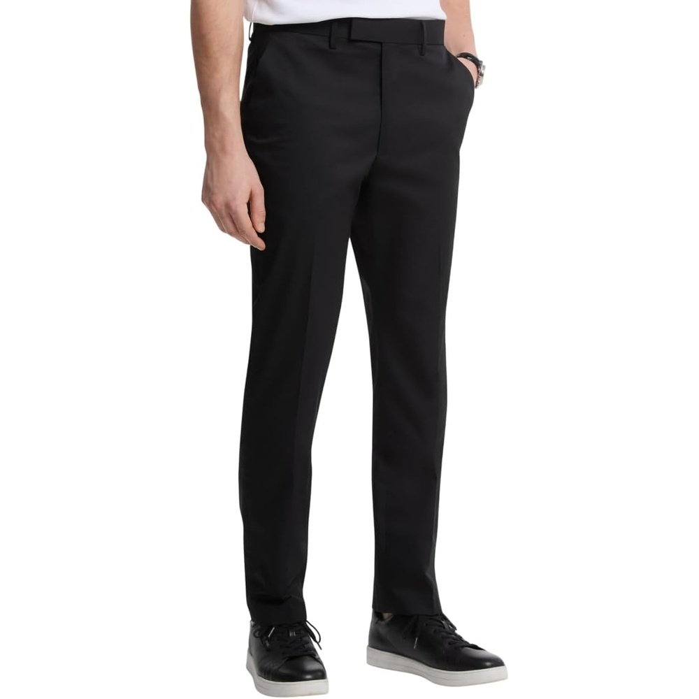 image:imageMichael Kors Mens Cotton Tech Tab Front PantBlack