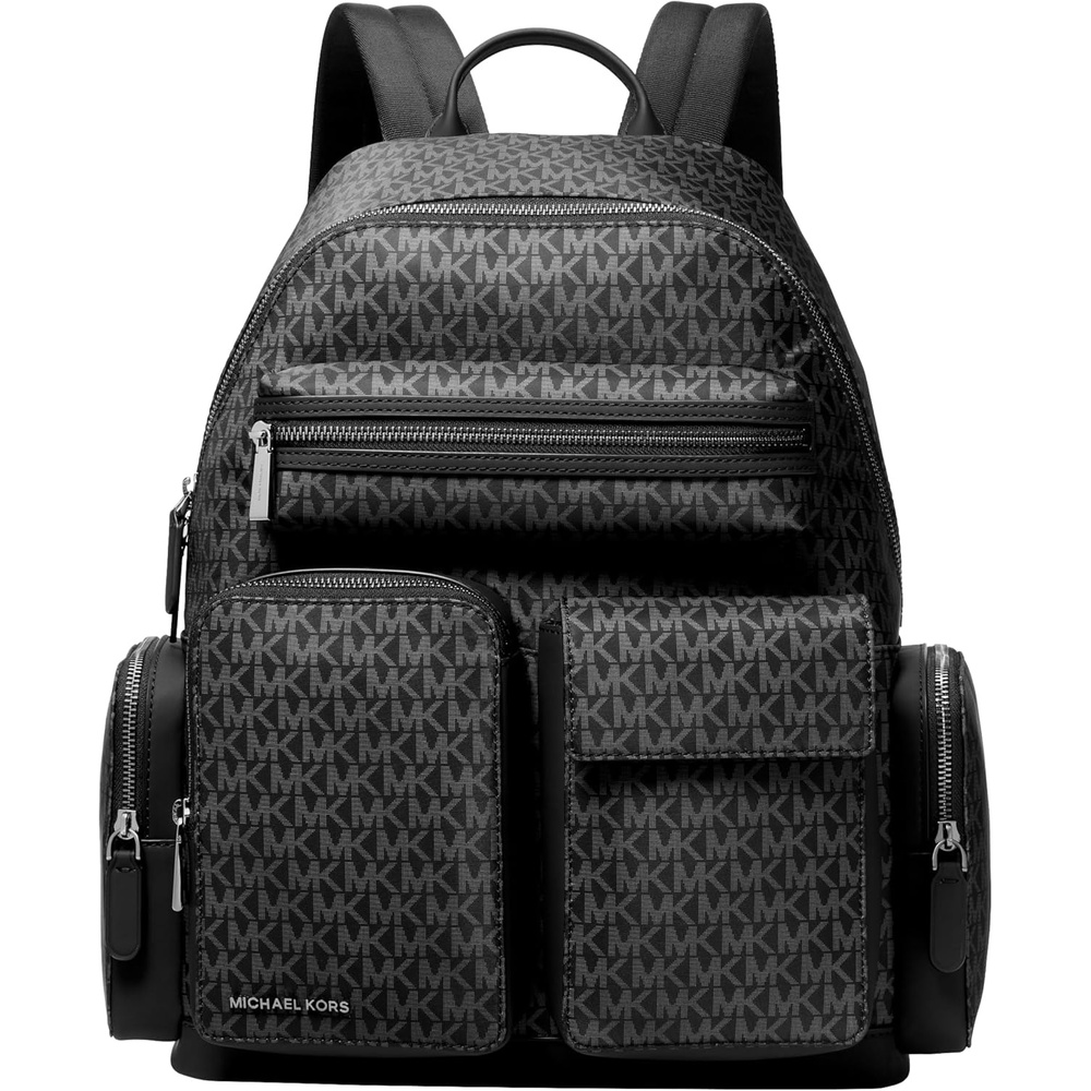 image:imageMichael Kors Mens Dakota Backpack SilverTone HardwareSignature Nylon BlackSilvertone HardwareNylonBlack