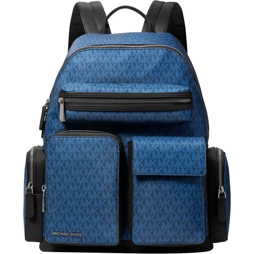 image:imageMichael Kors Mens Dakota Backpack SilverTone HardwareSignature Nylon BlackSilvertone HardwareNylonRiver Blue