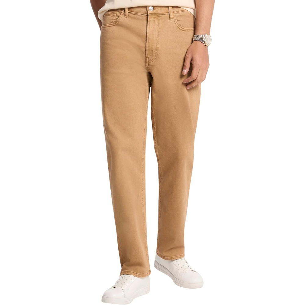 image:imageMichael Kors Mens Finn Straight JeanDark Camel Pigment Dye