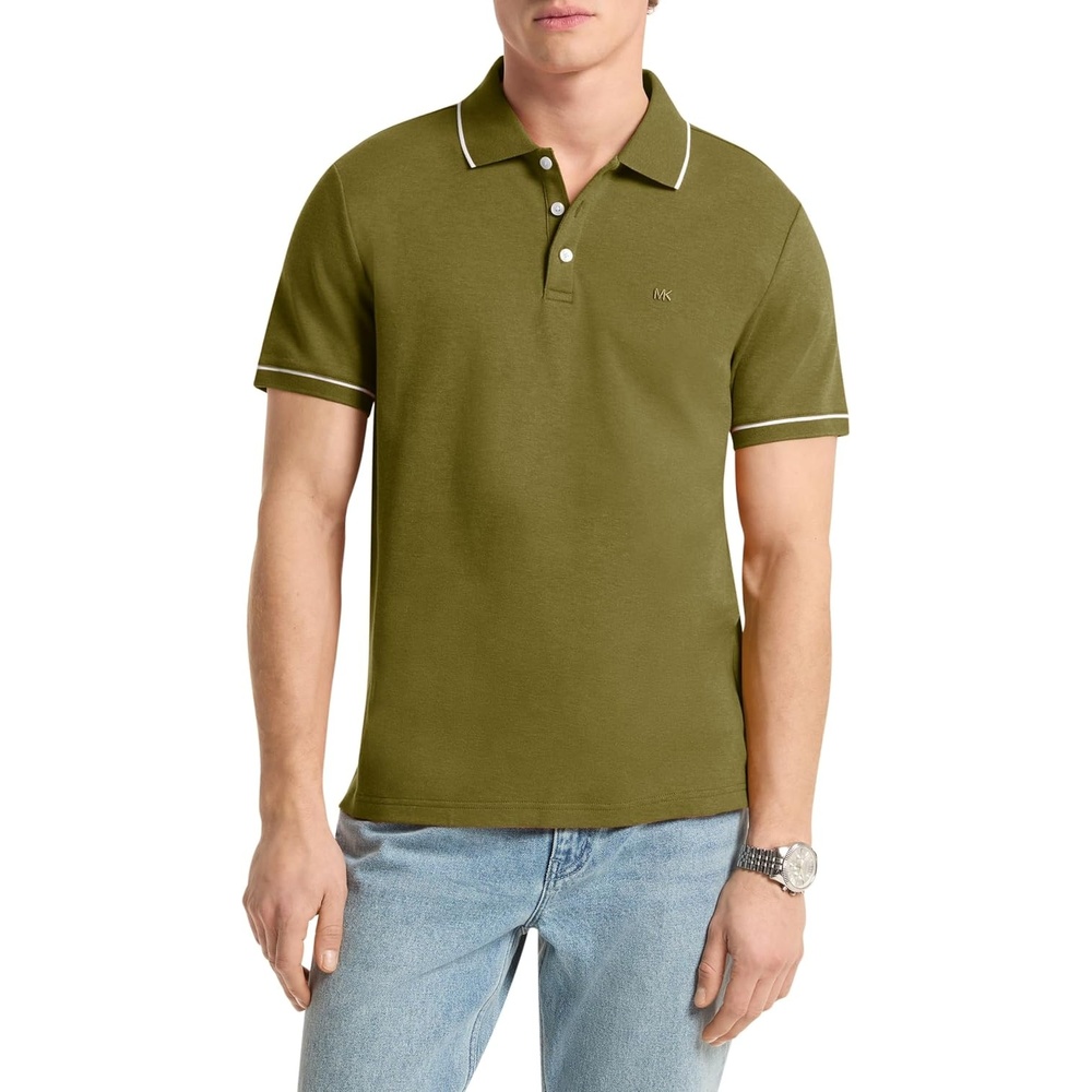 image:imageMichael Kors Mens Gramercy PoloEvergreen Heather