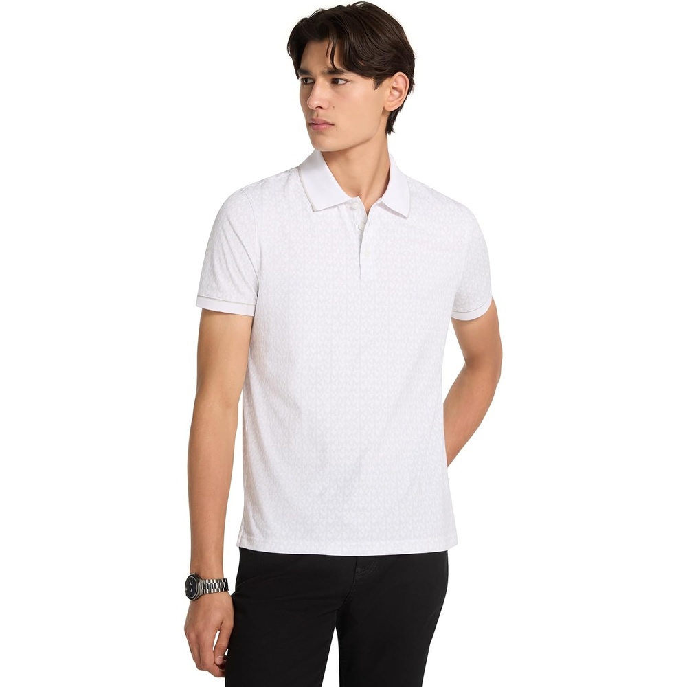 image:imageMichael Kors Mens Gramercy PoloMk SignatureWhite