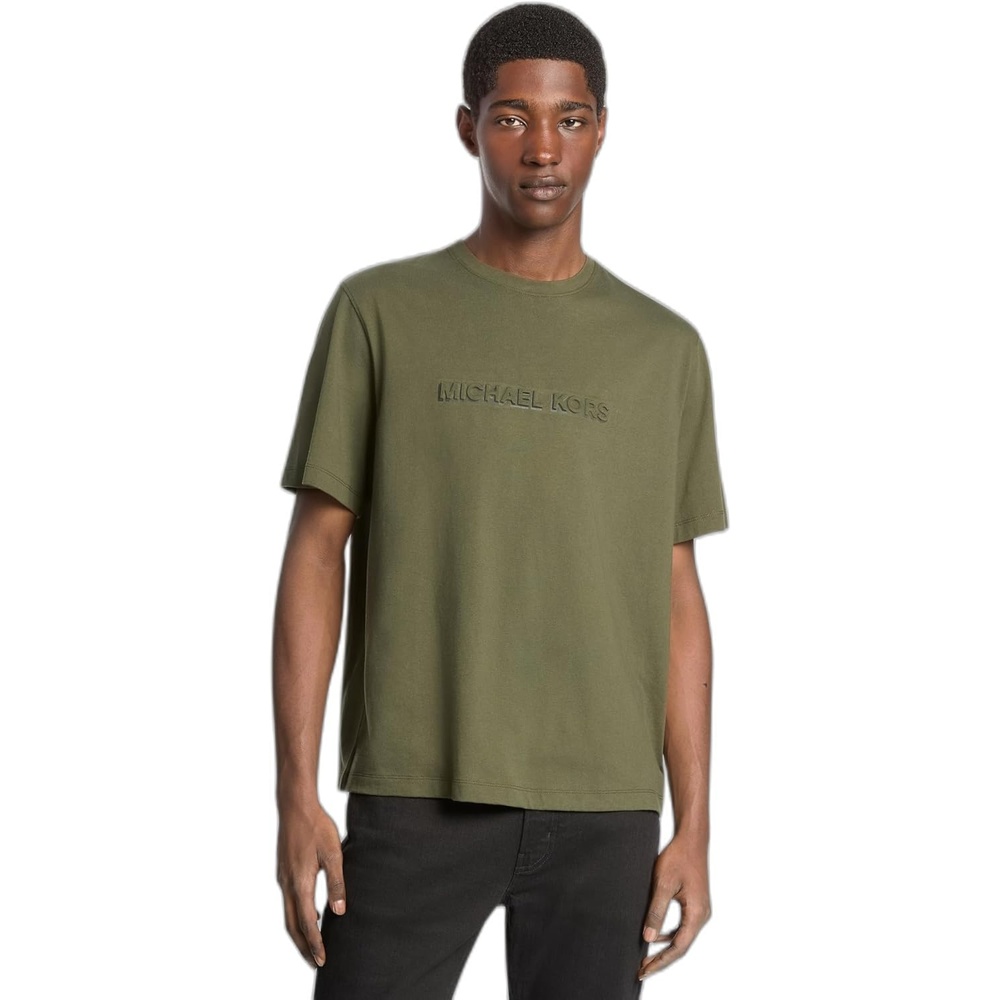 image:imageMichael Kors Mens Graphic TShirtEmboss LogoIvy