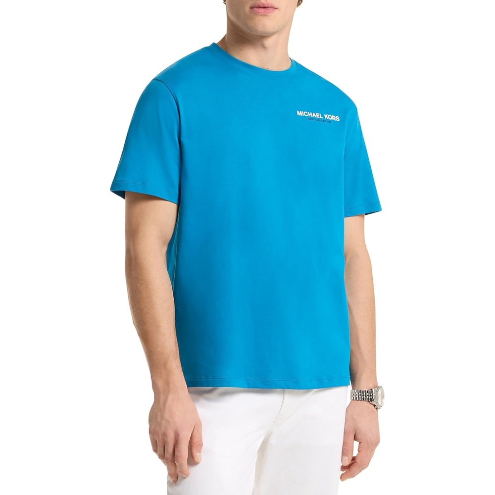 image:imageMichael Kors Mens Graphic TShirtKors Back Print LogoTurquoise