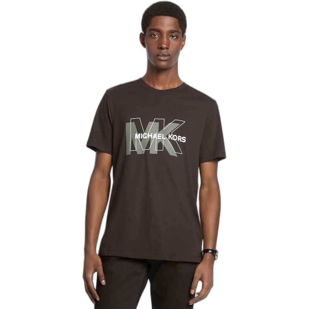 image:imageMichael Kors Mens Graphic TShirtMixed LogoBlack