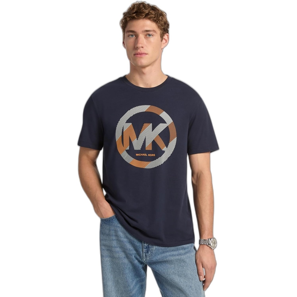 image:imageMichael Kors Mens Graphic TShirtMk Sport LogoMidnight