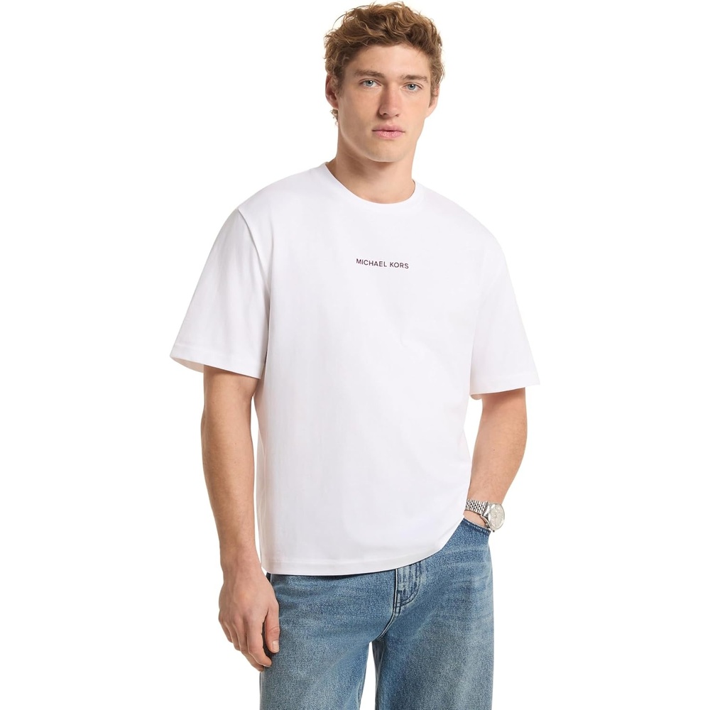 image:imageMichael Kors Mens Graphic TShirtVictory LogoWhite